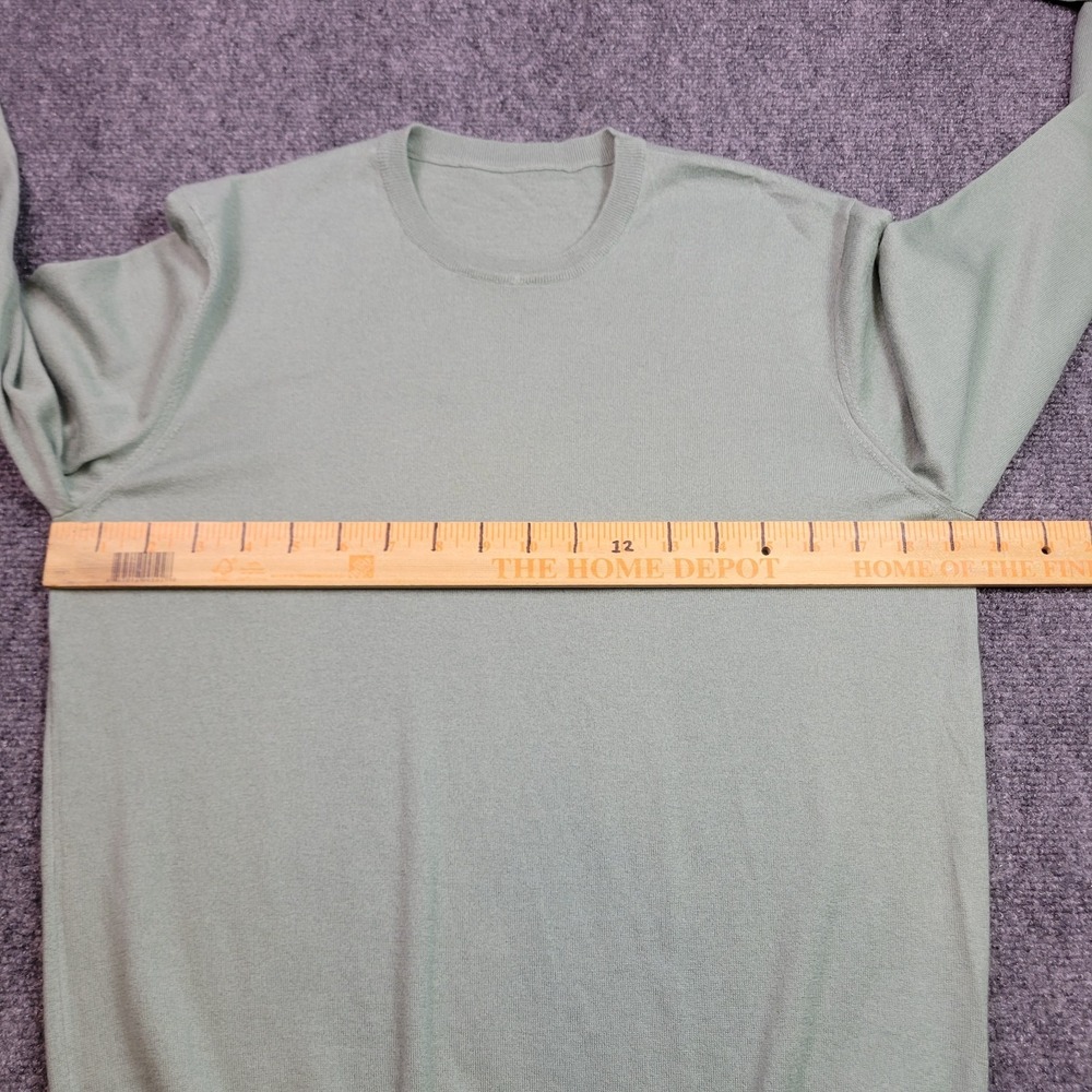 Ralph Lauren Purple Label Men's Sage Green Crewneck Sweater - Picture 3 of 6